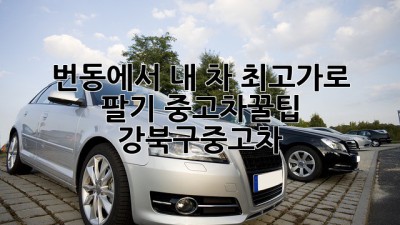 👋 번동에서 내 차 최고가로 팔기! #중고차꿀팁 #강북구중고차