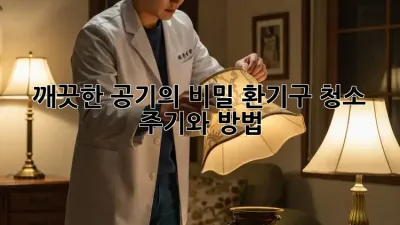 깨끗한 공기의 비밀? 환기구 청소 주기와 방법! ✨